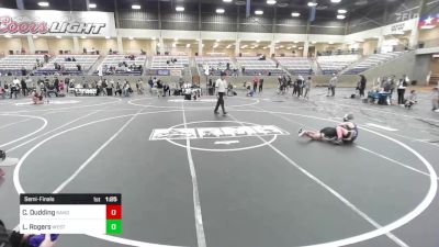 73 lbs Semifinal - Colby Dudding, Randall WC vs Luke Rogers, West Texas Grapplers