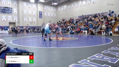 285 lbs Cons. Round 4 - Stonewall Shurette, Cleveland vs Juan `Pablo` Diaz-Robles, Centennial