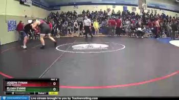 285 lbs Champ. Round 1 - Joseph Tynan, Lake Roosevelt vs Elijah Evans, Columbia (Burbank)