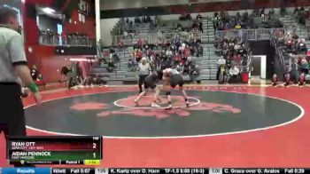 145 lbs Semifinal - Aidan Pennock, Fort Madison vs Ryan Ott, Iowa City, City High