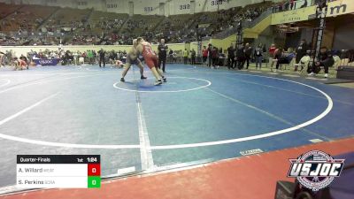 Quarterfinal - Andrew Willard, Weatherford Youth Wrestling vs Stone Perkins, Scrap Yard Training