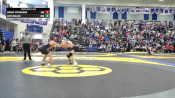 120 lbs Cons. Round 1 - Aidan Voorhees, Dowagiac vs Levi Miller, Ayersville