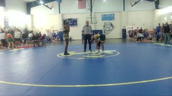 Girls 114 lbs Champ. Round 1 - Anastasia Brister, Oak Grove High School vs London Loftin, Oak Grove High School