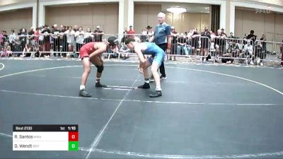 138 lbs Round Of 128 - Rc Santos, Mira Mesa Wrestling vs Dominic Wendt, British Columbia