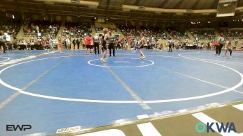 80 lbs Semifinal - Judson Gann, Barnsdall Youth Wrestling vs Grayson Orrel, Berryhill Wrestling Club