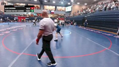 126 lbs 5th Place Match - Bruno Reyes Castro, Plano West vs Alex Shomin, Dallas Jesuit College Prep School