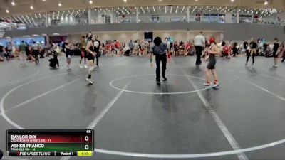 68 lbs Round 1 (6 Team) - Asher Franco, Triangle WA vs Baylor Dix, Crossroads Wrestling