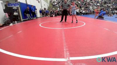 85 lbs Semifinal - Case Priest, Collinsville Cardinal Youth Wrestling vs Blaze Harbaugh, Black Fox Wrestling Club