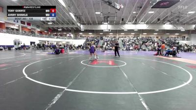 138 lbs Cons. Round 1 - Toby Goertz, Missouri Valley College vs Avery Shinkle, Wayland Baptist University