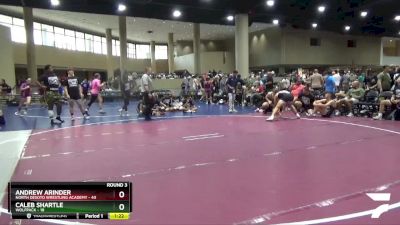 175 lbs Round 3 (6 Team) - Caleb Shartle, Wolfpack vs Andrew Arinder, North Desoto Wrestling Academy