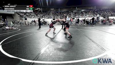 88 lbs Rr Rnd 4 - Avery Ashley, Hinton Takedown Club vs Meya Noble, Pocola Youth Wrestling