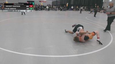 132 lbs Champ. Rd Of 16 - Beckett Edstrom, MN Elite vs Caleb Arroyo, Moen Wrestling Academy