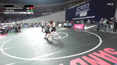 6A Boys 215 lbs Cons. Round 3 - Lucas McCall-Petke, McDaniel Boys vs Zac Ortiz, Beaverton Boys