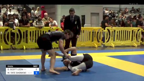 DANTE SCOTT LEON vs MARIO TATE SHONKWILER 2024 American National IBJJF Jiu-Jitsu Championship