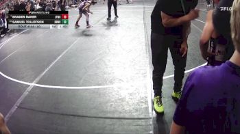 80 lbs Cons. Round 1 - Braden Baker, Junior Titans Wrestling Club vs Samuel Tollefson, Big Red Wrestling Club