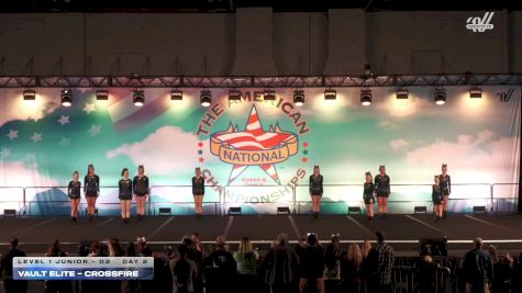 Vault Elite - Crossfire [2025 L1 Junior - D2 Day 2] 2025 The American Northwest Portland Nationals