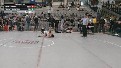 92 lbs Semis - Cruz Evans, Warriors Of Christ WOC- Wrestling vs Wyatt Sweitzer, Sanderson Wrestling Academy