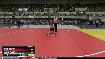 55 lbs Round 1 - Vance Faust, Rochester Panther Wrestling Club vs Nash Becker, DC Elite