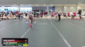 110 lbs Round 5 (6 Team) - Holden McPherson, Midlothian Miners vs Chase Janawsky, Wolfpack WC