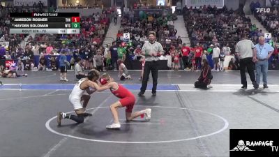 70 lbs Cons. Round 2 - Jameson Rosner, Tonganoxie vs Hayden Soloman, WTC