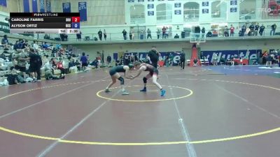 117 lbs Cons. Semi - Caroline Farris, Southern Oregon University vs Alyson Ortiz, Umpqua Community College