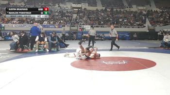 140-D1 1st Place Match - Justin Beauvais, Mountain View (Mesa) High School vs Mahlon Pobstman, Casteel High School