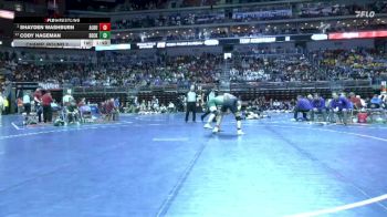 1A-175 lbs Champ. Round 2 - Shayden Washburn, Alburnett vs Cody Hageman, Beckman Catholic