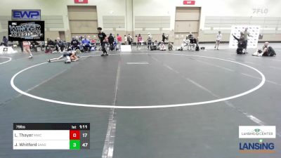 79 lbs Rr Rnd 5 - Landon Thayer, MWC Wrestling Academy vs Jre Whitford, Sanderson Wrestling Academy