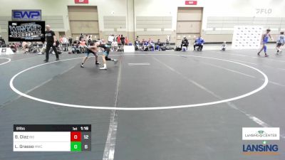 91 lbs Rr Rnd 2 - Boaz Diaz, Big Game Wrestling Club vs Luca Grasso, MWC Wrestling Academy