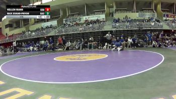 175 lbs Quarters & 1st Wb (16 Team) - Kellen Mann, Bennington vs Max Evans-Pryor, Manhattan HS