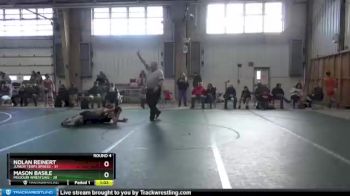 130 lbs Round 4 (6 Team) - Mason Basile, Missouri Wrestling vs Nolan Reinert, Junior Terps Xpress