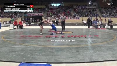 150 lbs Champ. Round 1 - Triton Moncrief, Frederick Douglass vs Luke Peace, Covington Catholic