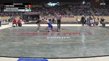 150 lbs Champ. Round 1 - Triton Moncrief, Frederick Douglass vs Luke Peace, Covington Catholic