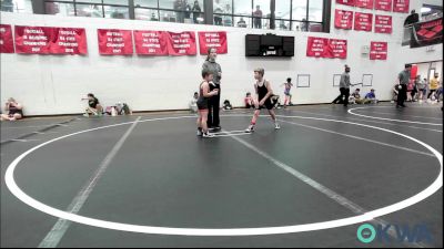 60 lbs Consi Of 8 #2 - Wyatt Tate, Bridge Creek Youth Wrestling vs Shaeffer Holt, Weatherford Youth Wrestling
