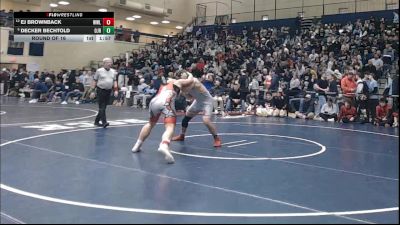 215 lbs Round Of 16 - EJ Brownback, Wilson vs Decker Bechtold, Owen J. Roberts