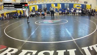 215 lbs Finals (8 Team) - Austin Griffen, Charlotte Hs vs Marvin Mendez, Jesuit