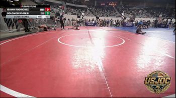 67 lbs Consolation - Isaiah Rodriguez, ALL AMERICAN WRESTLING CLUB vs Solomon White II, Spartan Mat Club