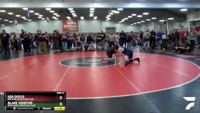 187 lbs Semifinal - Asa Doyle, Red Lion Wrestling Club vs Blake VanDyke, Richlands Wrestling Club