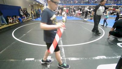 62 lbs Rr Rnd 3 - Kinslee McVey, Springdale Youth Wrestling vs Bryar Burch, Dark Cloud Wrestling Club