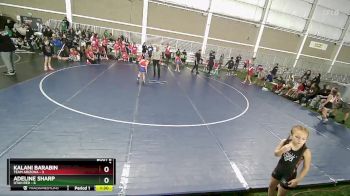 65 lbs Round 3 (4 Team) - Adeline Sharp, Utah Red vs Kalani Barabin, Team Arizona
