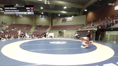 124 lbs Quarterfinals (8 Team) - Jeream Estabilio, Iowa Central Community College vs Diana Brunell, Southwestern Oregon CC