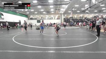 157 lbs Cons. Round 5 - Caden Underwood, Kearney High School vs Jason Flores, Blue Valley Southwest