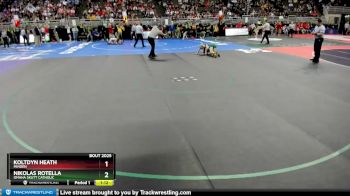 Champ. Round 1 - Koltdyn Heath, Minden vs Nikolas Rotella, Omaha Skutt Catholic