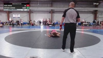 132 lbs Consolation - Kael Davis, M2 Training Center vs Bryson Jarosz, Triumph Trained
