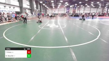 132 lbs Round Of 32 - Tyler Knox, MA vs Botensky Bauzile, NY