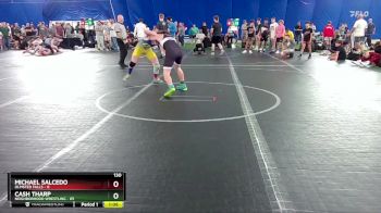 130 lbs Round 1 (8 Team) - Cash Tharp, Neighborhood Wrestling vs Michael Salcedo, Olmsted Falls