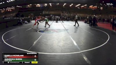 170 lbs Quarterfinal - Shenshaila Baron, North Miami vs Isabella McFarlane, King