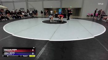 95 lbs 4th Wrestleback (16 Team) - Dalylah Mora, California Red vs Anna White, North Dakota