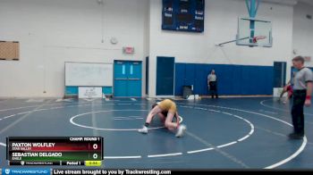 138 lbs Champ. Round 1 - Paxton Wolfley, Star Valley vs Sebastian Delgado, Eagle