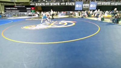 Boys 1A 175 lbs Semifinal - Isaac Chromey, La Center vs Gabe Pyhala, Montesano